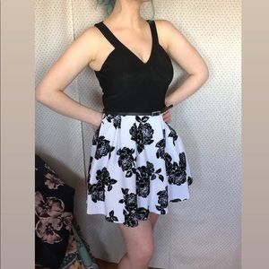 Black and White Dress